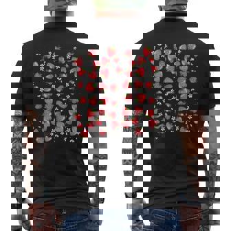 かわいいいちご原宿 美的いちご柄 メンズTシャツ バックプリント - Kawaiitshirt