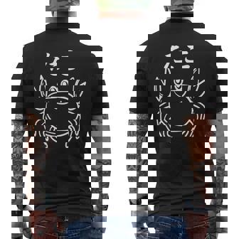 たこ カニ 面白い 長袖tシャツ メンズTシャツ バックプリント - Kawaiitshirt