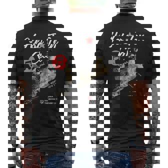 へそてんねこ、うずら 猫 へそ天 鶉 かわいい Cater2 メンズTシャツ バックプリント - Kawaiitshirt