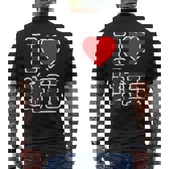 アイラブ・埼玉（I Love ハート）Big 大きな文字【47都道府県】Jimo-T ジモティ お土産 メンズTシャツ バックプリント - Kawaiitshirt