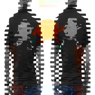 アイロニック・オレンジ・ランニング・マラソン・ホビーランナー メンズTシャツ バックプリント - Kawaiitshirt