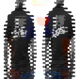 アイ・ラブ・ロッテ メンズTシャツ バックプリント - Kawaiitshirt