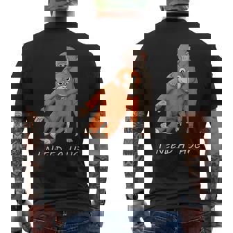 アローンベイビーモンキーパンチ 抱きしめたい可愛いデザイン メンズTシャツ バックプリント - Kawaiitshirt