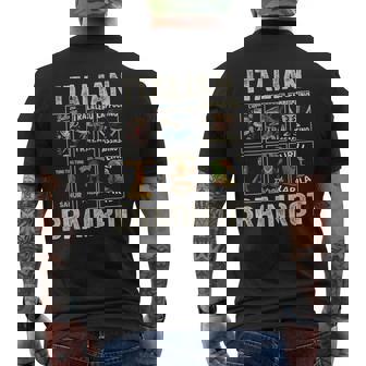 イタリアン・ブレインロット Italian Brainrot メンズTシャツ バックプリント - Kawaiitshirt