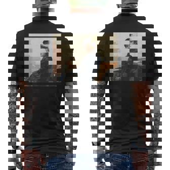 イヴァン・クラムスコイ作「見知らぬ女の肖像」 メンズTシャツ バックプリント - Kawaiitshirt