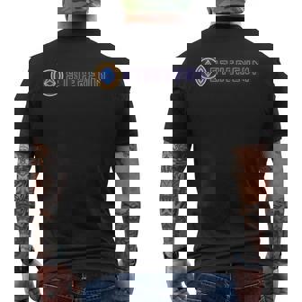 イーサリアムethネオングローイーサリアム暗号通貨 メンズTシャツ バックプリント - Kawaiitshirt