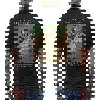 エドガー ドガ 面白いtシャツ 名作 アート 印象派 絵画 メンズ レディース 面白い 服 美術 おもしろ 長袖tシャツ メンズTシャツ バックプリント - Kawaiitshirt