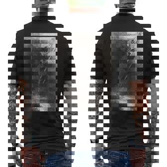 オディロン・ルドン著「そして彼にかかった彼の名は死だった」 メンズTシャツ バックプリント - Kawaiitshirt