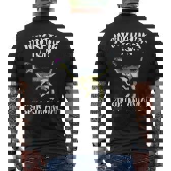 オビラプトルは俺の精霊動物恐竜好き メンズTシャツ バックプリント - Kawaiitshirt