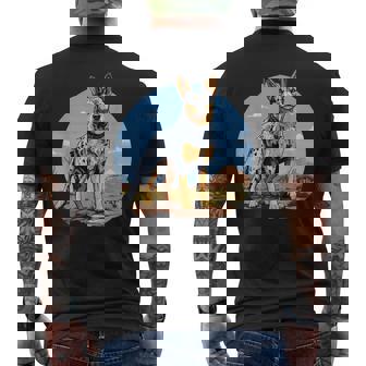 オーストラリアンキャトルドッグ ママドッグ オーストラリアンキャトルドッグ メンズTシャツ バックプリント - Kawaiitshirt