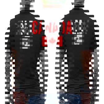 カナダ カナダの国旗 長袖tシャツ メンズTシャツ バックプリント - Kawaiitshirt