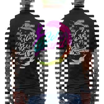 カラーガード バンドを素敵に見せる カラーガード メンズTシャツ バックプリント - Kawaiitshirt