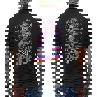 ガールズ K-Pop メンズTシャツ バックプリント - Kawaiitshirt