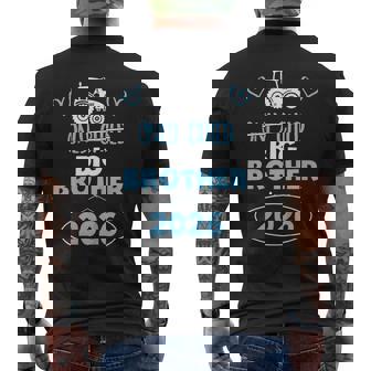 キッズ 一人っ子に取り消し線を引いたトラクター ビッグ ブラザー 2026 メンズTシャツ バックプリント - Kawaiitshirt