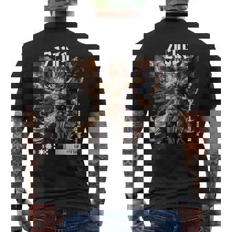 ギリシャ神ゼウス サンダーボルト メンズTシャツ バックプリント - Kawaiitshirt