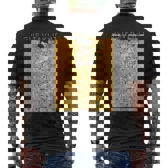 グスタフ・クリムト アデル・ブロッホ・バウアーの肖像 アーティスト向け メンズTシャツ バックプリント - Kawaiitshirt