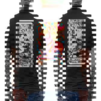 コーギー 面白いtシャツ 犬 タロット カード かわいい メンズ 子供 おもしろ 服 グッズ ネタ わんこ メンズTシャツ バックプリント - Kawaiitshirt