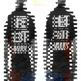 ゴスマミーが必要おもしろいゴシック・マザー・ラバー メンズTシャツ バックプリント - Kawaiitshirt