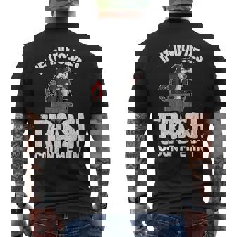 ゴミが関係するならオポッサムジョークでカウントしてくれポッサム メンズTシャツ バックプリント - Kawaiitshirt