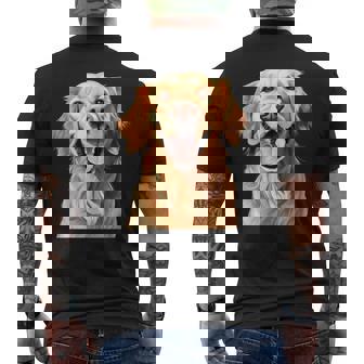 ゴールデンレトリバー グッドボーイ メンズTシャツ バックプリント - Kawaiitshirt