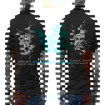 サウスイーストアラスカ フロッグ パシフィック Nw ネイティブ メンズTシャツ バックプリント - Kawaiitshirt