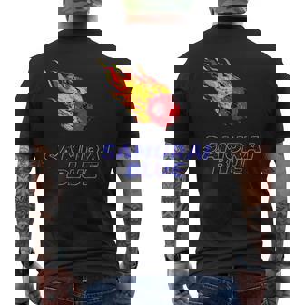 サムライブルーamurai Blue 日本サッカー代表 メンズTシャツ バックプリント - Kawaiitshirt