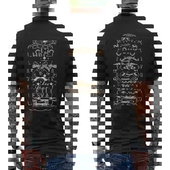 シカゴ・ブルース・フェスティバル・ブルース・ギターtシャツ メンズTシャツ バックプリント - Kawaiitshirt