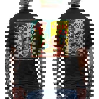 シリアルシリアルキラー音声しゃれミッドセンチュリー広告ユーモア メンズTシャツ バックプリント - Kawaiitshirt