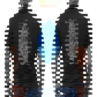 ジャックフロスト メンズTシャツ バックプリント - Kawaiitshirt