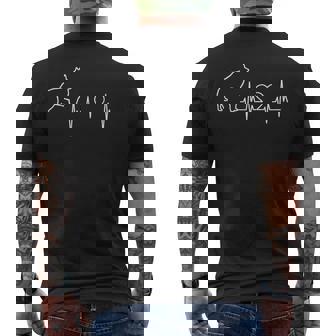 スキッパーキ 犬種 メンズTシャツ バックプリント - Kawaiitshirt