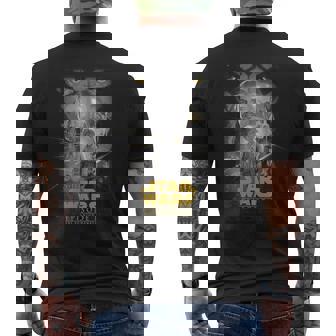 スター・ウォーズ クラシック エピソードi ファントム・メナス ポスター メンズTシャツ バックプリント - Kawaiitshirt