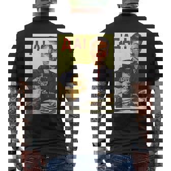 ソビエト連邦 ソ連 プロパガンダ メンズTシャツ バックプリント - Kawaiitshirt