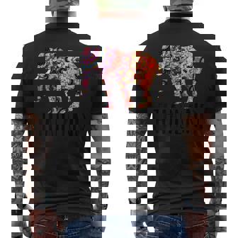 タイ象のお土産シャツ メンズTシャツ バックプリント - Kawaiitshirt