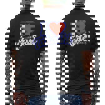 タカシ大好き メンズTシャツ バックプリント - Kawaiitshirt