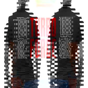 ターボフォース 01 メンズTシャツ バックプリント - Kawaiitshirt