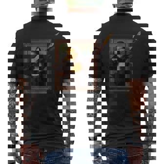 ダビング モナリザ 絵画 ラ・ジョコンダ メンズTシャツ バックプリント - Kawaiitshirt