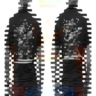 ダビング・ヨークシャー・テリア・ヨーキーズ・ヨーキー・ドッグ メンズTシャツ バックプリント - Kawaiitshirt