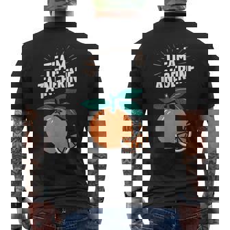 チーム タンジェリン メンズTシャツ バックプリント - Kawaiitshirt