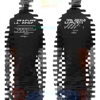 データサイエンティスト 読み込み学習データサイエンス。 メンズTシャツ バックプリント - Kawaiitshirt