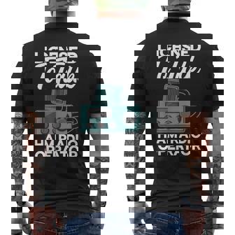 トークハム ラジオオペレーターアマチュア無線 ハム無線機許諾済 メンズTシャツ バックプリント - Kawaiitshirt