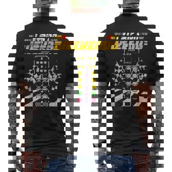 ドラッグレースレーサー 週末はストリップ三昧 メンズTシャツ バックプリント - Kawaiitshirt