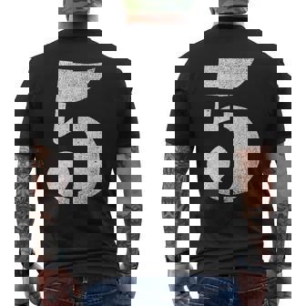 ナンバー5 メンズTシャツ バックプリント - Kawaiitshirt