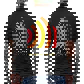 ハウスミュージック ディープファンキーハウス メンズTシャツ バックプリント - Kawaiitshirt