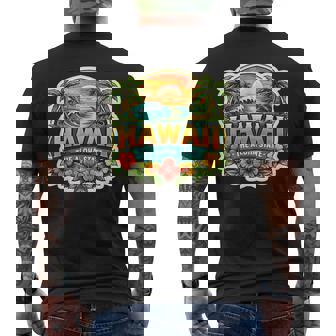 ハワイ アロハ州立大学 お土産 訪問者 記念品 ハワイアン メンズTシャツ バックプリント - Kawaiitshirt