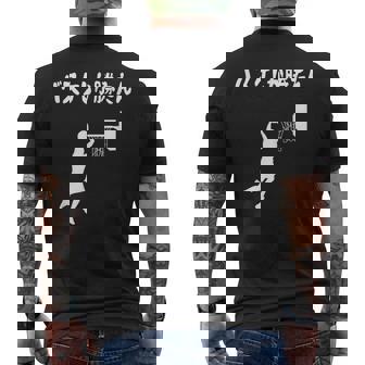 バスケしか勝たん バスケ 高校バスケ バスケ部 バスケットボール部 バスケ好き かっこいい バスケットマン メンズTシャツ バックプリント - Kawaiitshirt