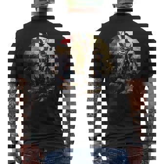 バスティーユを襲うフランス革命 パリ フランス メンズTシャツ バックプリント - Kawaiitshirt