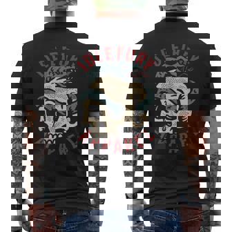 バック プリントを見る Idle Furykull &Nake ビンテージ クラシック スカル ヘビ タトゥー メンズTシャツ バックプリント - Kawaiitshirt