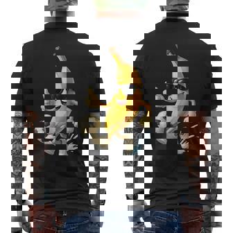 バナナサッカー メンズTシャツ バックプリント - Kawaiitshirt