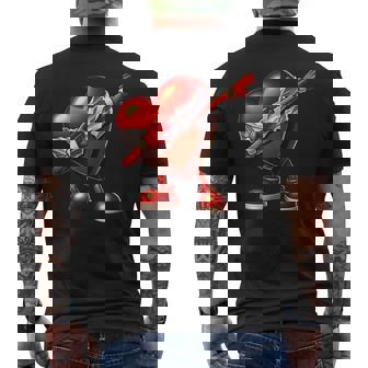 バレンタインデー チョコレート ハート ダビングデザイン メンズTシャツ バックプリント - Kawaiitshirt