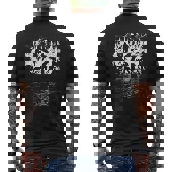 ビッグフット ネス湖 モンスター モスマン エイリアン その他 面白い クリプティッド メンズTシャツ バックプリント - Kawaiitshirt